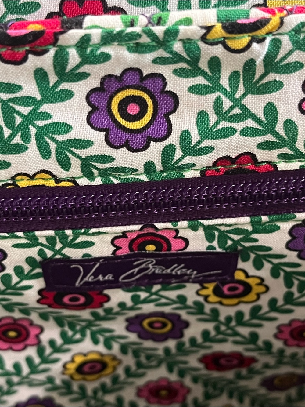 Quilted Floral Top-Handle Satchel in Multicolor - Picture 5 of 12